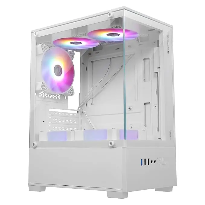 ZEBRONICS Iceberg Premium Gaming Chassis with Support for mATX